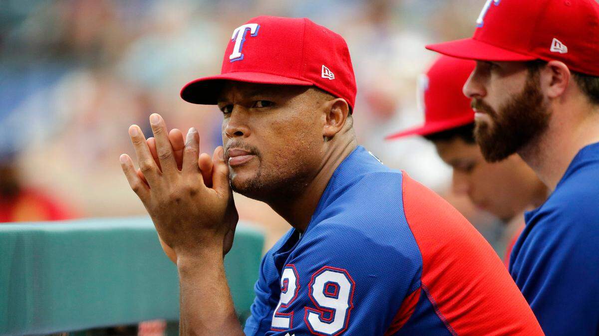 Adrian Beltre was out of the lineup Tuesday because of a strained left hamstring, but at least he didn’t land on the disabled list. Yet.