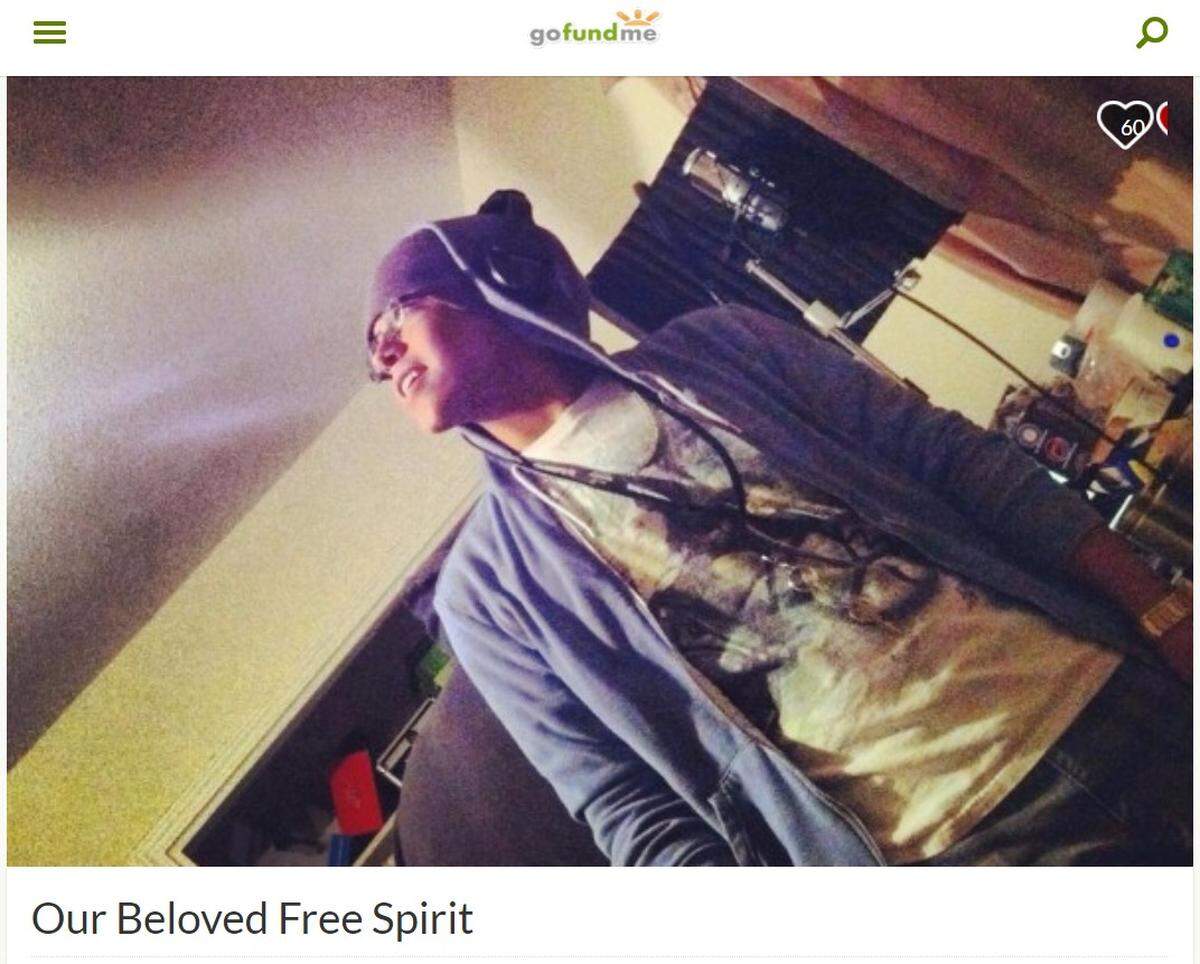Mark Anthony Saldivar is pictured on a GoFundMe page started after his murder in April 2017.