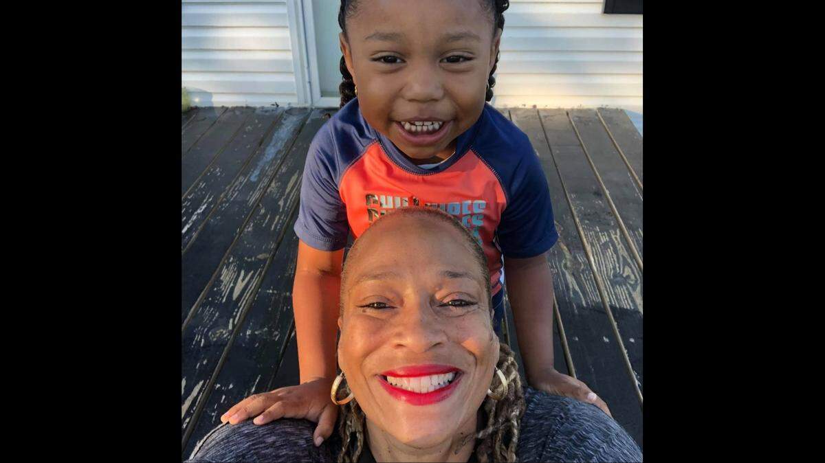 Randi Woodley’s 4-year-old grandson Michael Trimble received backlash from school about the way he wore his hair. Woodley said she will continue to fight against the district’s policy she calls discriminatory. Photo from Randi Woodley