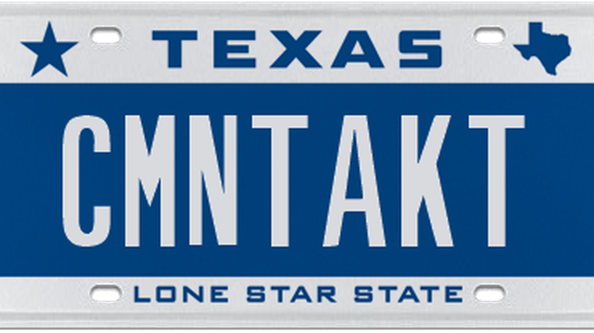 One of the best “Texas proud/USA proud” license plates in Texas in 2018.