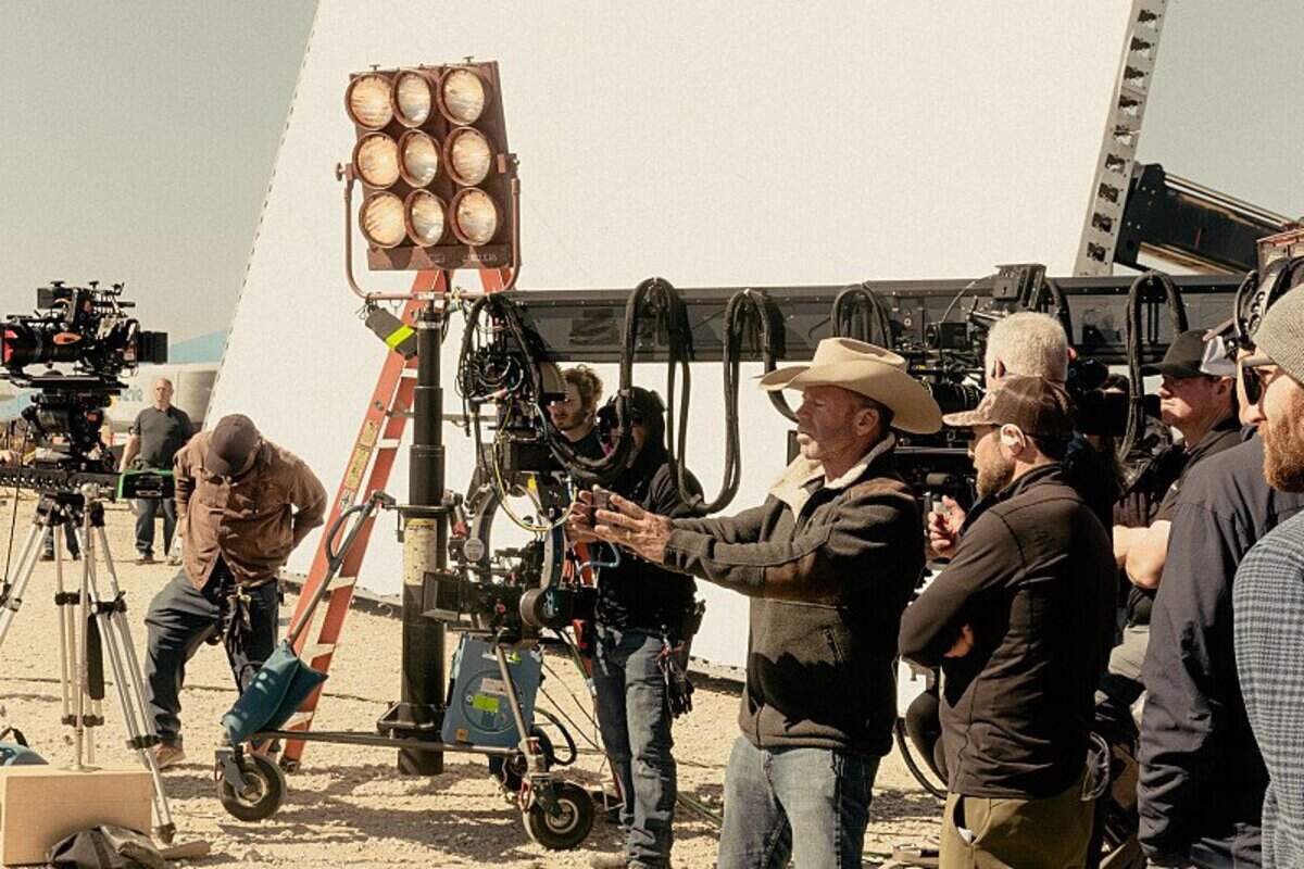 Creator Taylor Sheridan in season 1, episode 2 of “Landman” streaming on Paramount+.