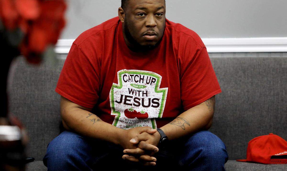 Rodney McIntosh is a member of of VIP Fort Worth, a group of men that were either formerly incarcerated or involved in gangs in their youth that are now working to mentor young men in their community away from gun violence.