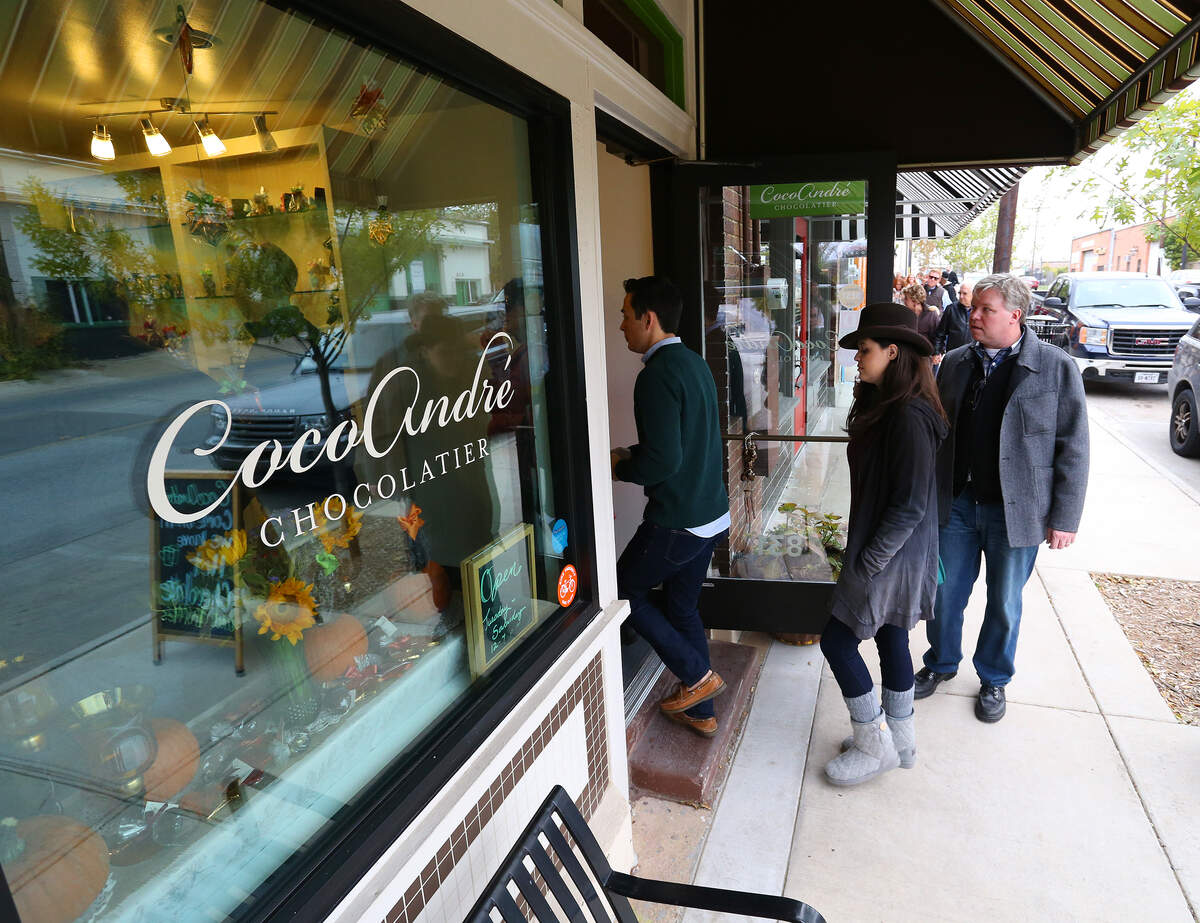 CocoAndre Chocolatier. Dallas Bites' "No Chocolate Left Behind Tour" in Dallas, Saturday, November 15, 2014.