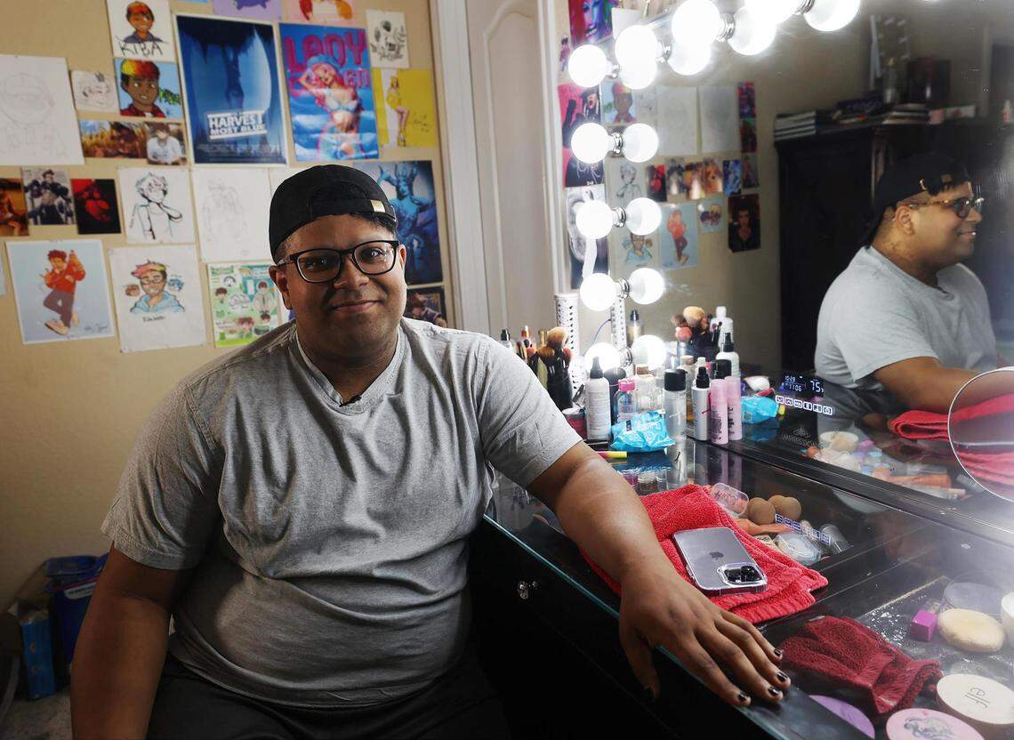 Kiba Walker has been performing drag as Salem Moon for the past seven years in North Texas. Moon regularly hosted drag trivia at Tulips FTW until the all-age show was protested by Protect Texas Kids in March. “I’d never received any pushback until recently. I wish I had the answer,” said Walker. “My own theory of it is it’s just a matter of we don’t understand it and it’s a matter of fear.”