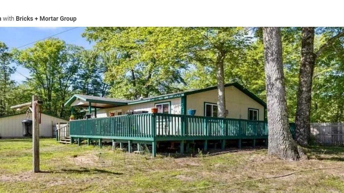 The exterior of the house on the property is pretty comfy