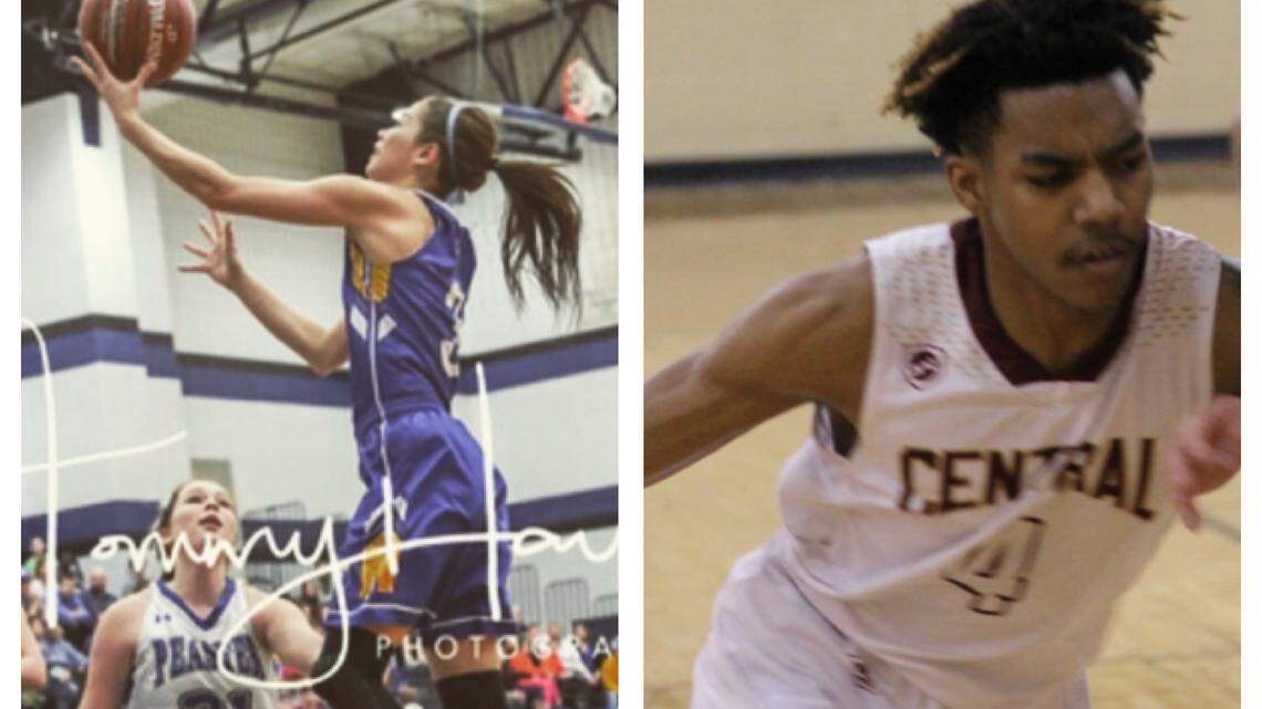 Mia Cherry and Latrell Jossell are basketball players of the week
