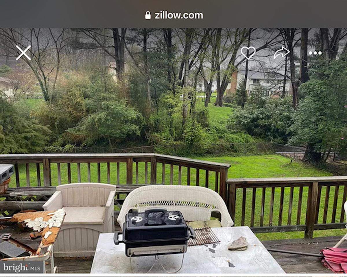 Deck area