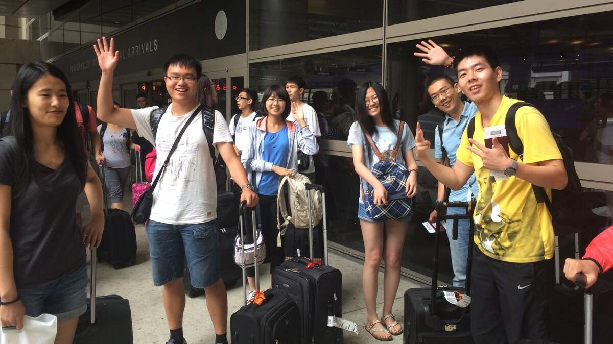 Students arrive from around the world to participate in the United Cultural Exchange United States foreign exchange program, created by and run by Shana Wentzell of Azle.