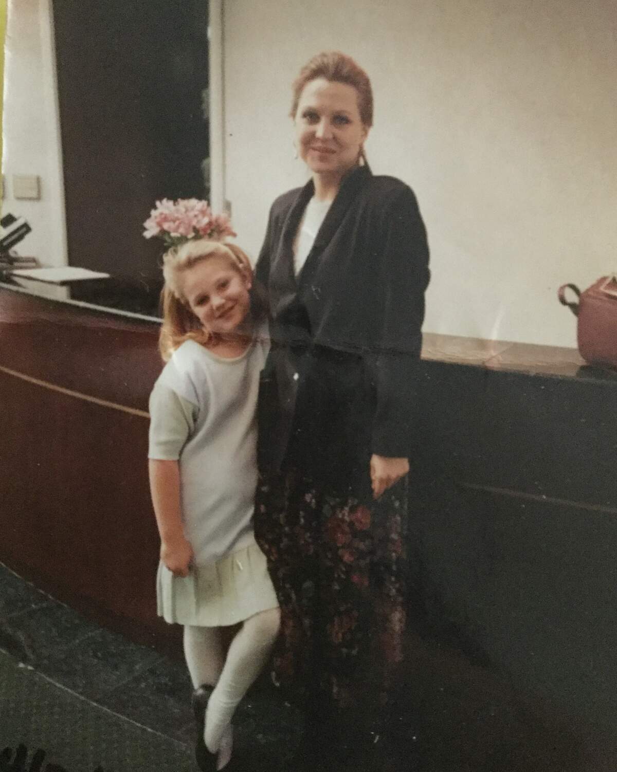 Megan Johns, right, with her half-sister, Bridget Johns.