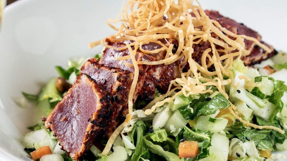 A chopped salad with ahi tuna is on the Restaurant Week lunch at CityWorks.