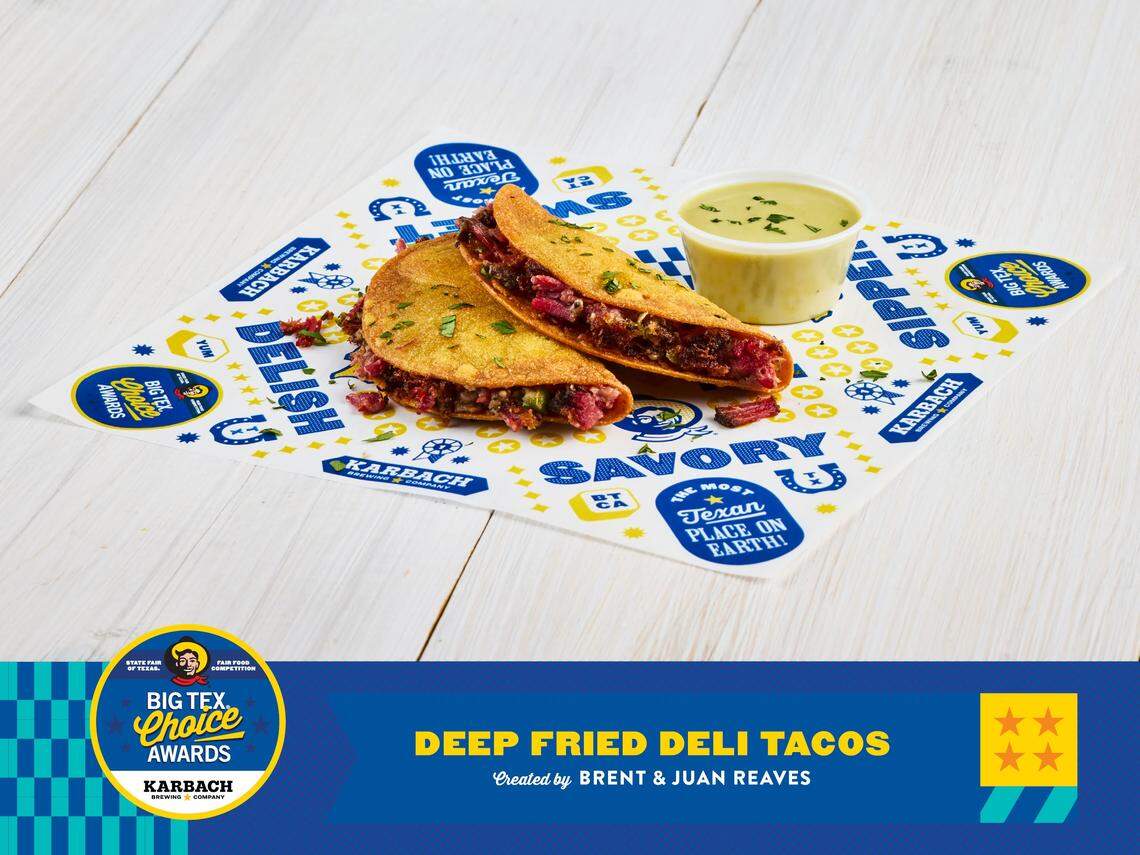 Deep fried deli tacos.