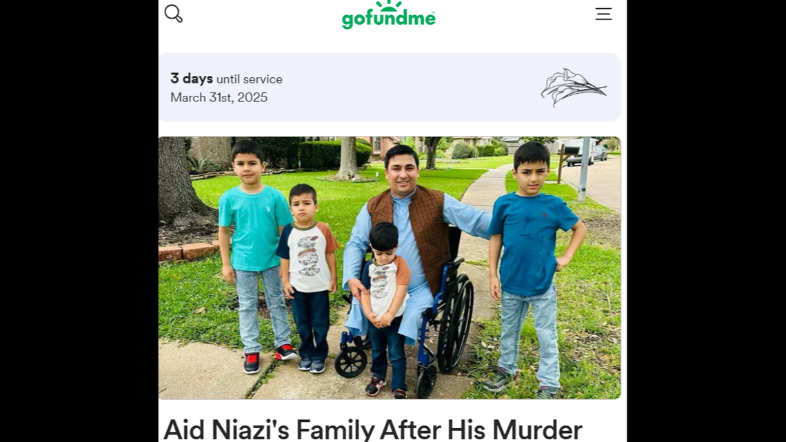 Abdul Niazi, a former translator for the U.S. military, was stabbed to death in his office, Texas police said.