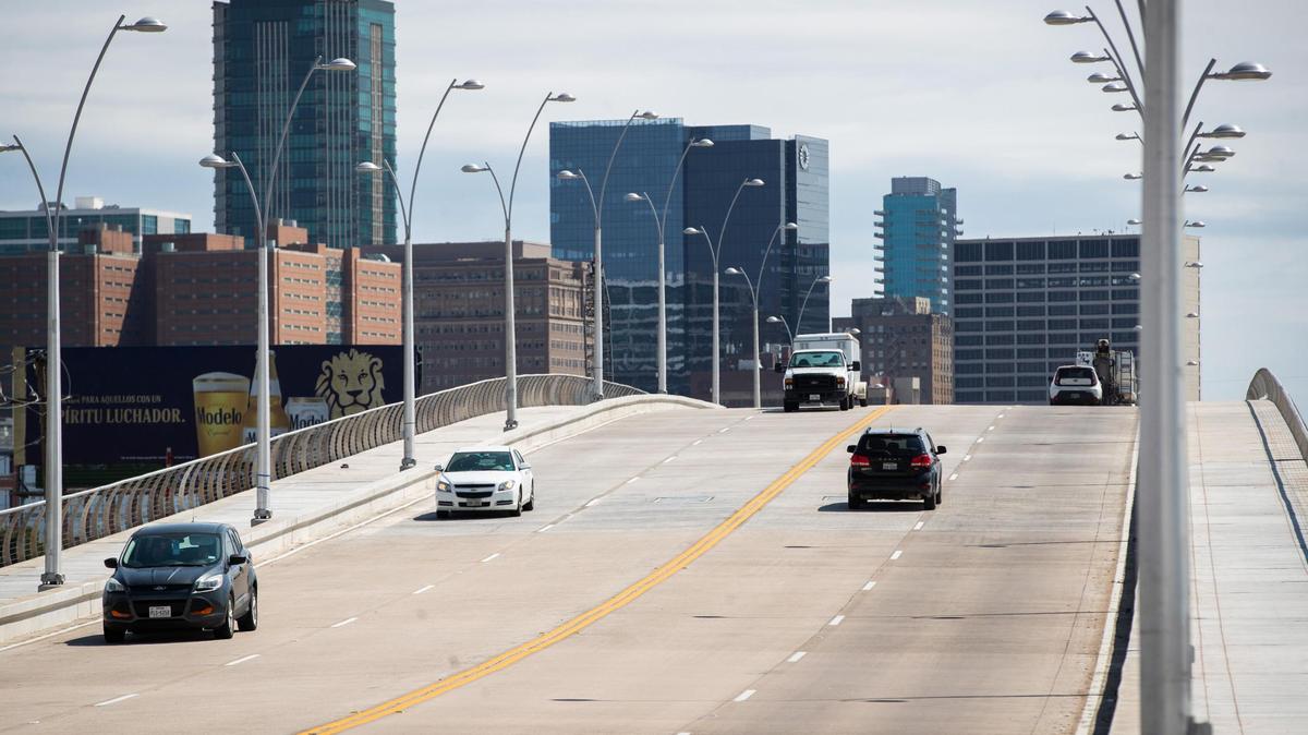 The Henderson Street bridge opened Tuesday, six years after construction began on three bridges over what is expected to be Panther Island.