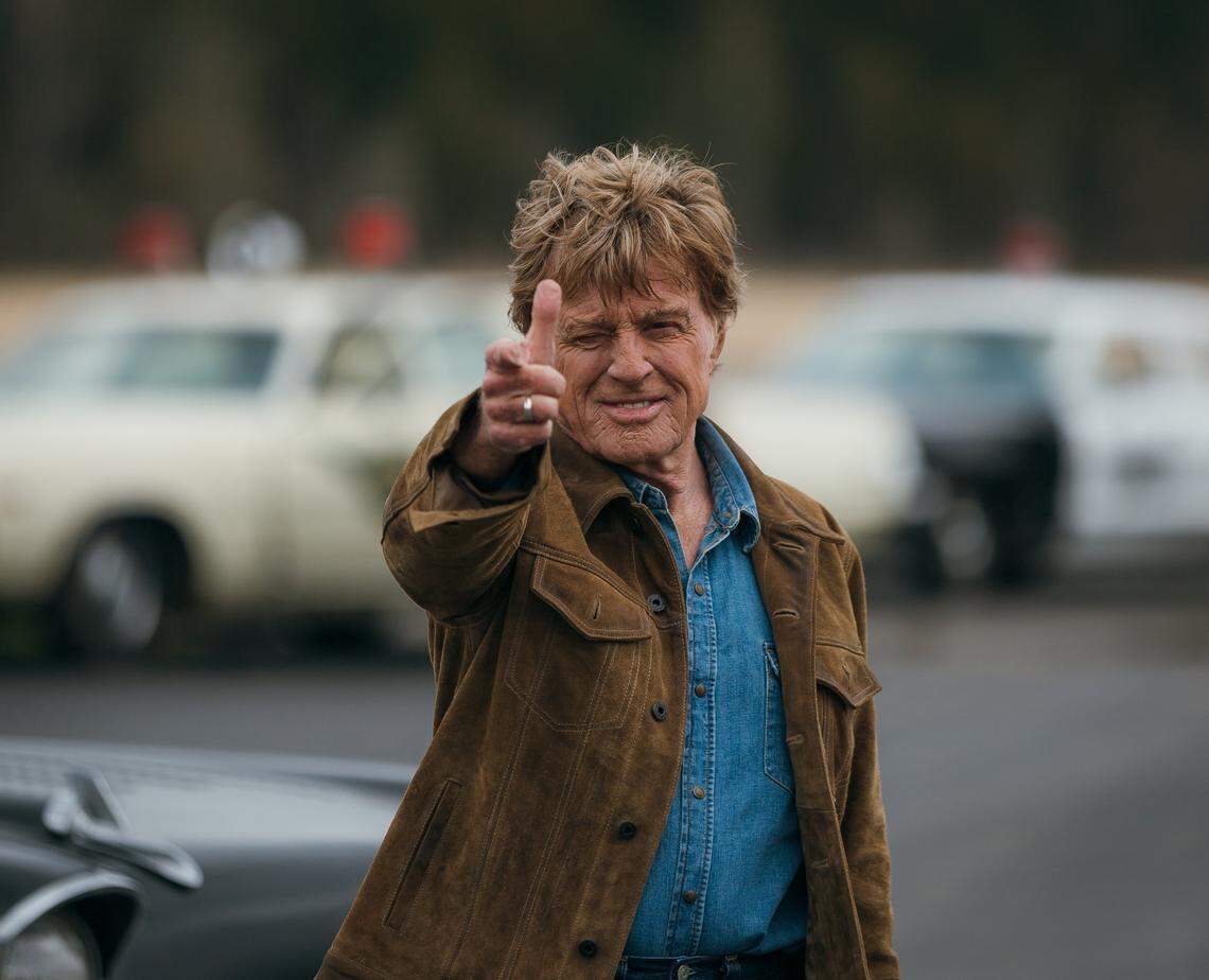 Robert Redford as Forrest Tucker in the film “The Old Man & the Gun.”