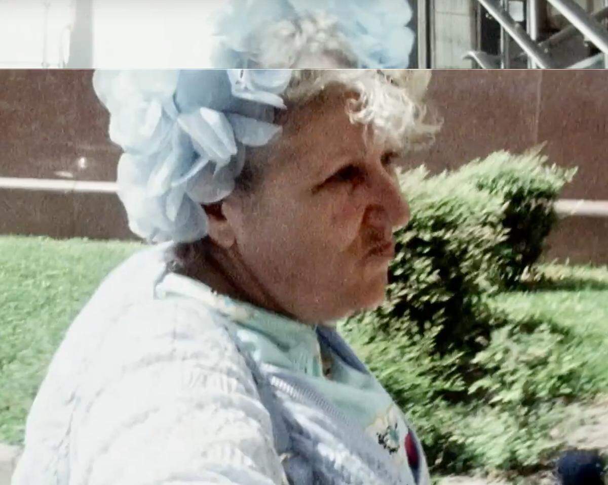 Kay L. Gale, a newspaper vendor, in a 1975 WFAA/Channel 8 profile.
