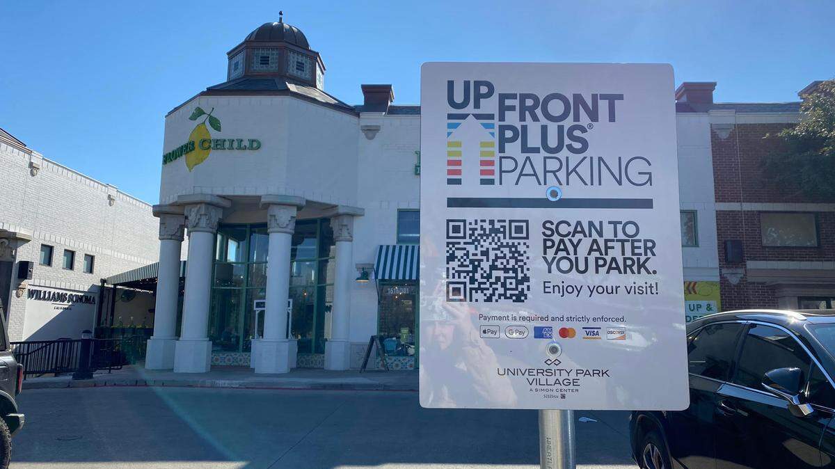 University Park Village’s Up Front Plus Parking spaces charged shoppers anywhere between $7 to $12 to park closer to their favorite stores.