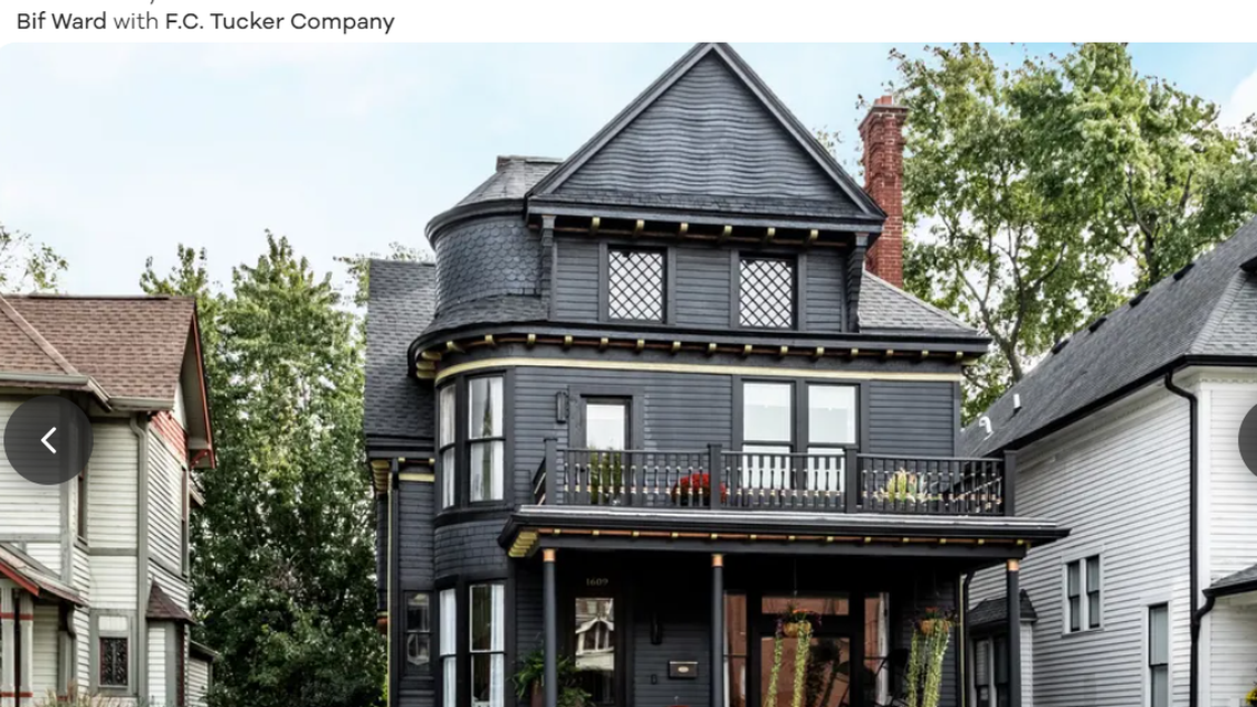 Exterior of the chic home