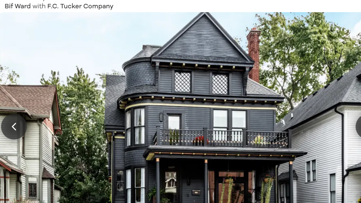 Exterior of the chic home