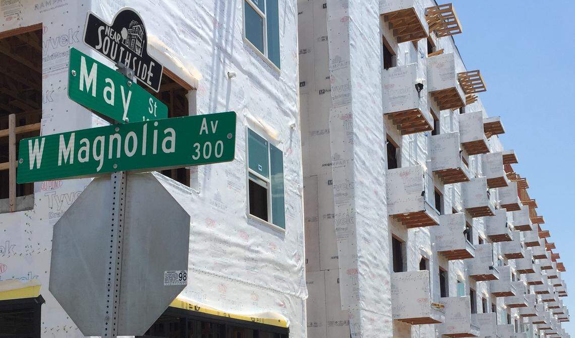 Brian Crowell's Hudgins Companies is building an apartment complex at Magnolia Avenue and May Street on Fort Worth's Near Southside that offers a variety of units sizes and rents, in an effort to diversify the appeal of the neighborhood to different income groups.