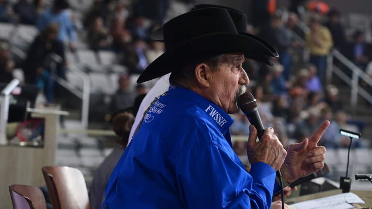 The voice of Fort Worth’s rodeo is not stepping down but ‘stepping over’