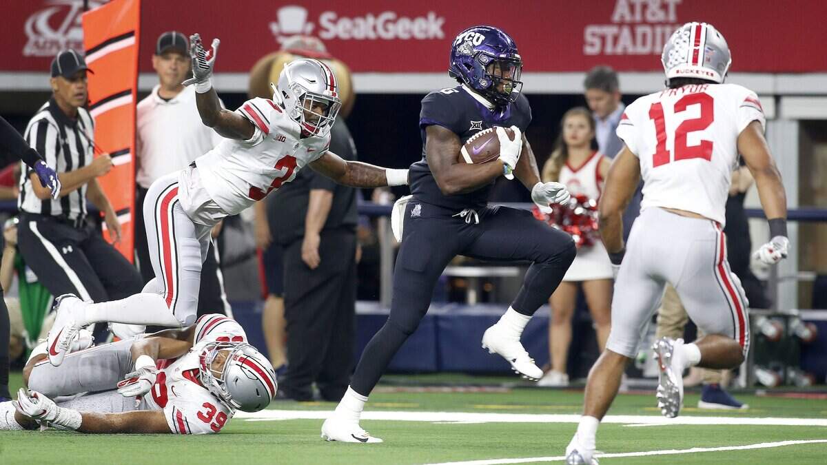 TCU RB Darius Anderson is having a great fall camp so far.