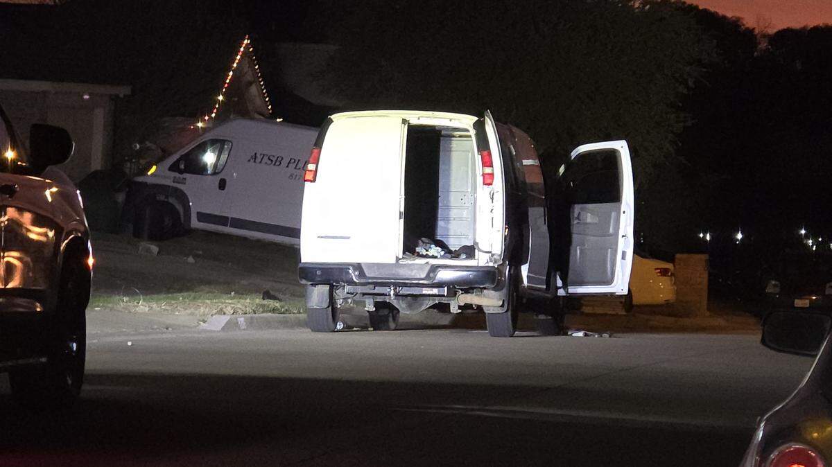 White Settlement police found a suspicious white passenger van with the suspect seated in the driver’s seat. The man had a handgun in his lap and more guns and IEDs in the van, police said. According to a Fort Worth Fire Department report, the man said he was planning to attack a church.