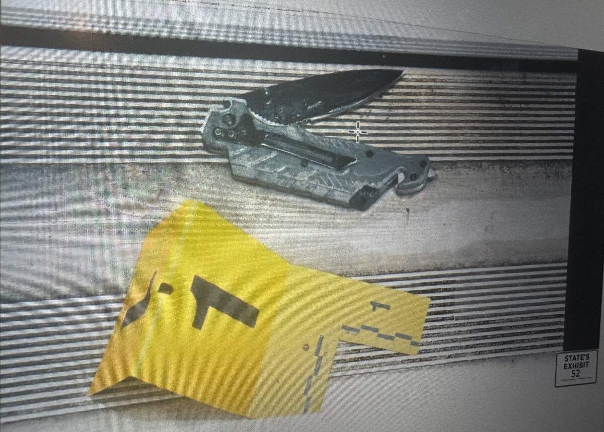 Evidence released Friday, June 19, 2026, by a Collin County district judge includes the knife Karmelo Anthony stabbed Austin Metcalf with. Anthony’s attorneys argued self-defense in his trial. The jury found him guilty of murder.