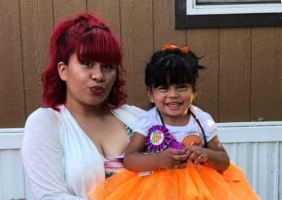 Jessica Romero and her daughter, Llaylanni, died Saturday when their vehicle was swept off an East Loop 820 access road by high water from heavy rains.