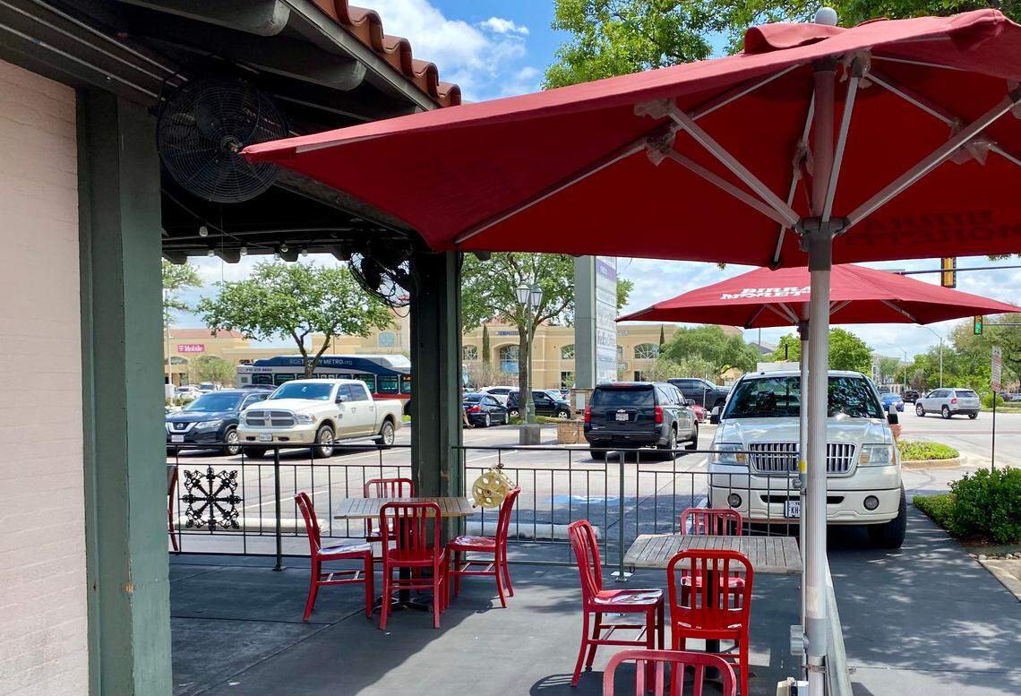 Campisis patio in Fort Worth.