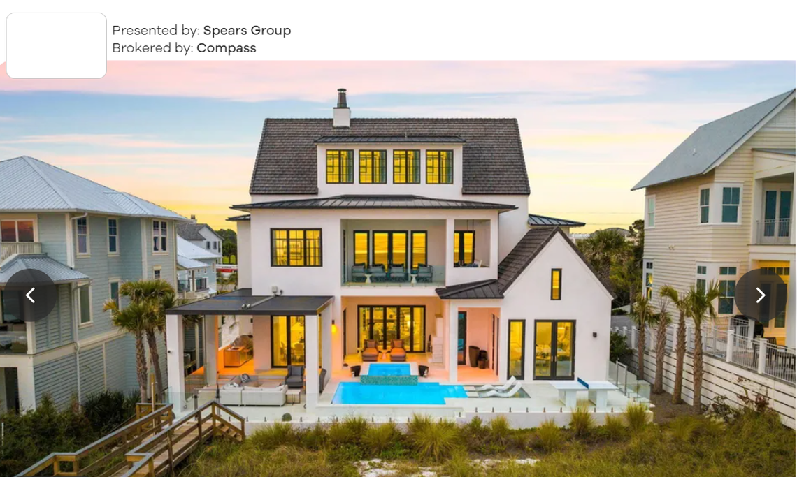 Exterior of the home