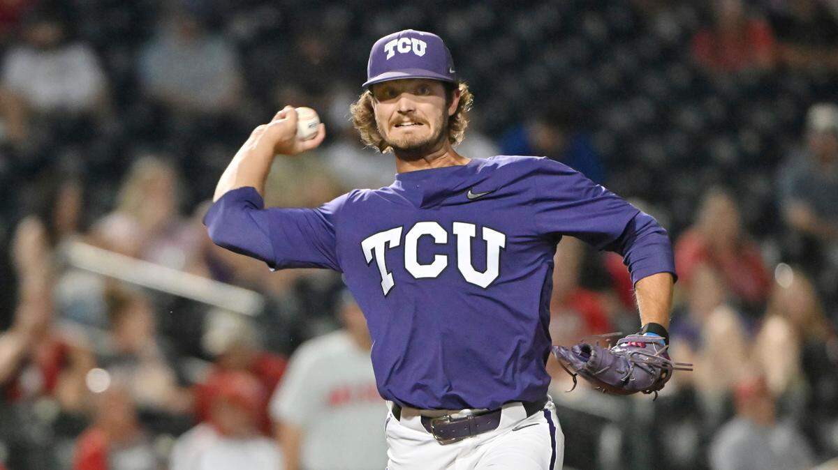 TCU’s Luke Savage was named the recipient of the Elite 90 Award, which is given to the College World Series athlete with the highest grade point average.