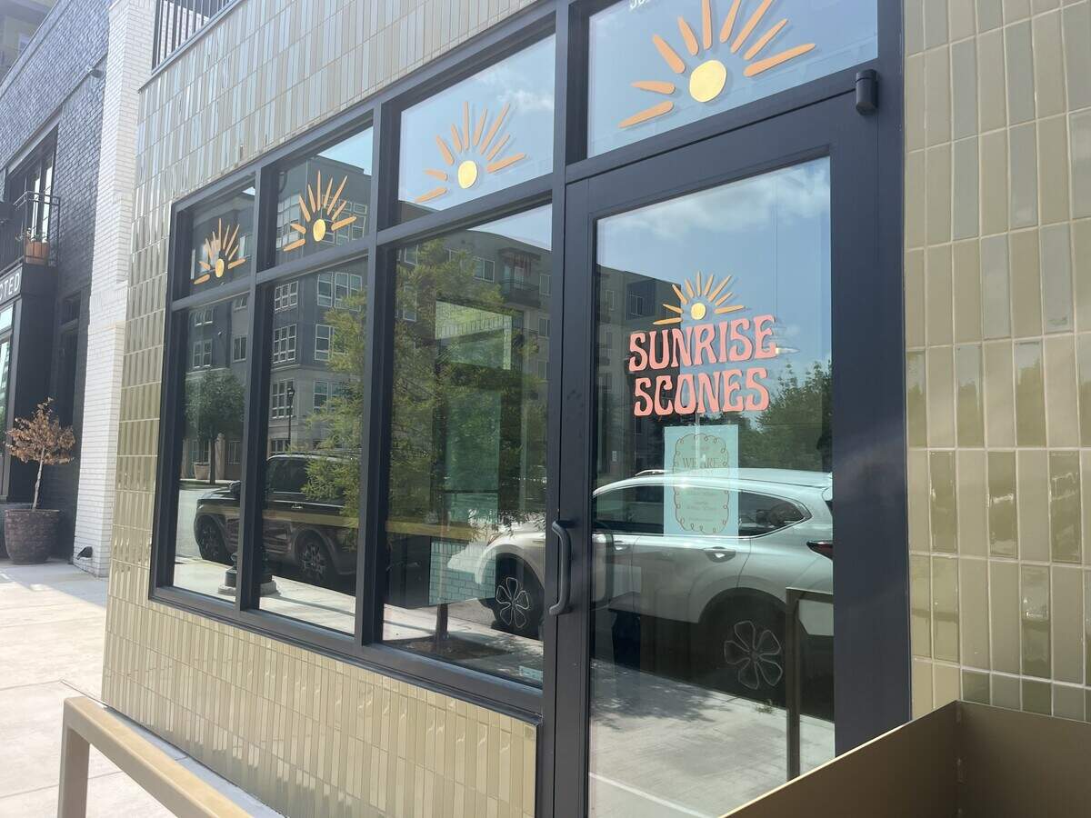 Sunrise Scones bakery opened in South Main Village at 309 W. Dagget Ave. in Fort Worth.