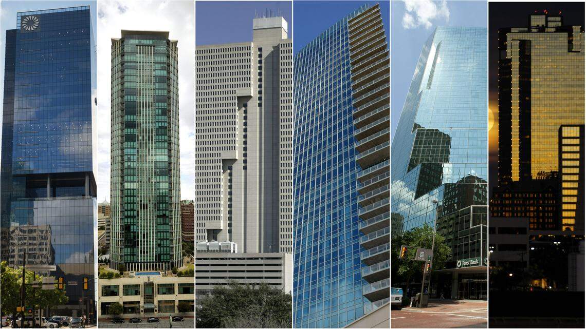 The tallest buildings in downtown Fort Worth