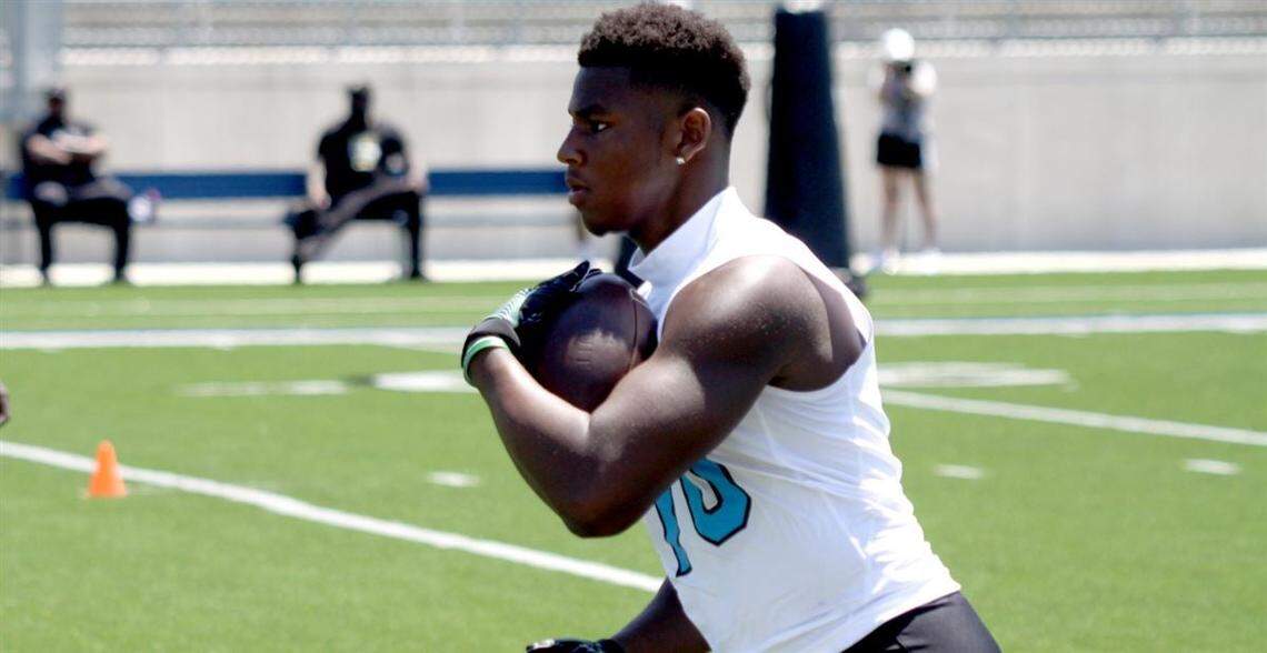 Keller Fossil Ridge running back Landen Chambers (Brian Perroni/247Sports)