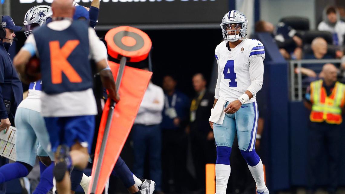 Dak Prescott and his Dallas Cowboys teammates were hammered at home on Sunday against the New Orleans Saints.
