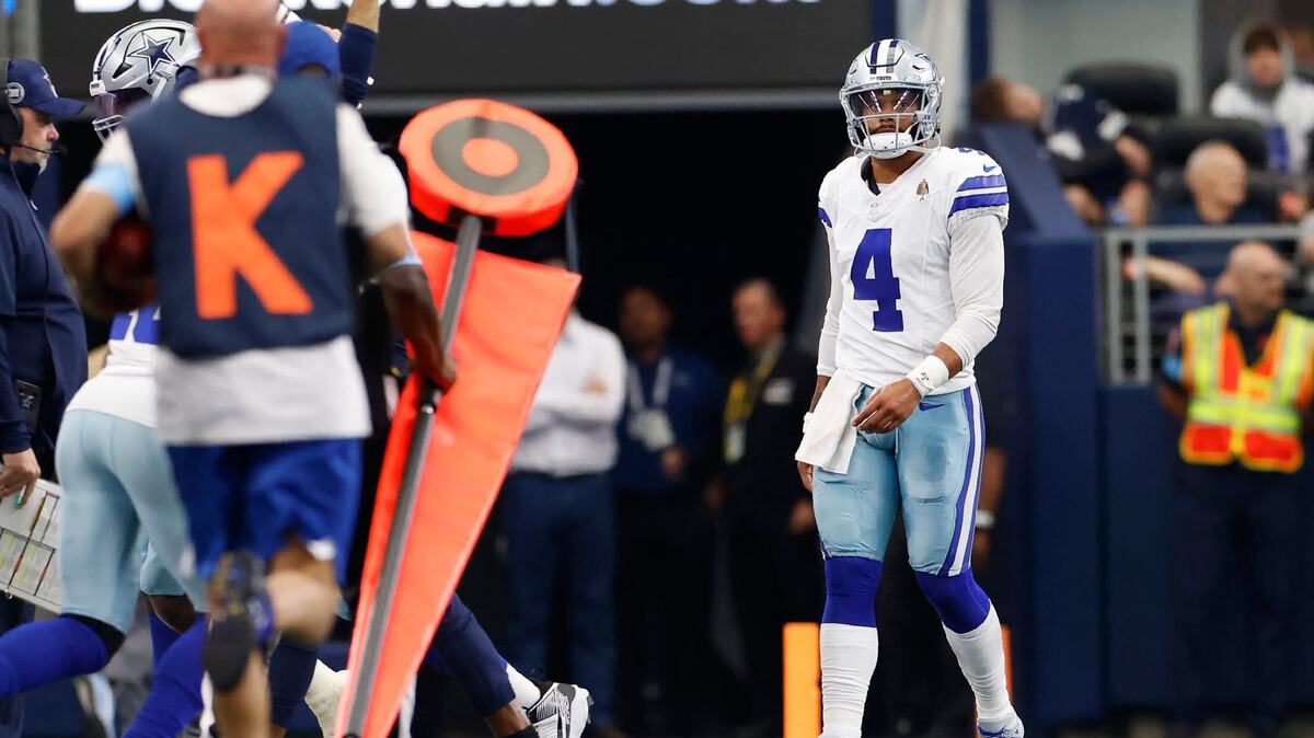 Dak Prescott and his Dallas Cowboys teammates were hammered at home on Sunday against the New Orleans Saints.