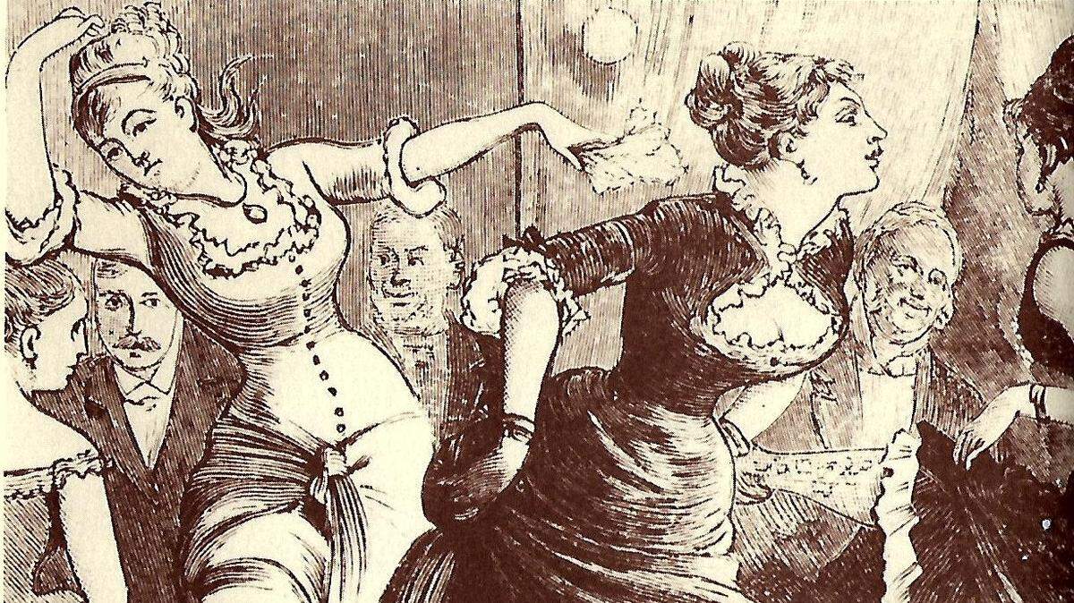 This historical sketch, though not of Hell’s Half Acre in Fort Worth, shows the kind of activity someone may have witnessed there.