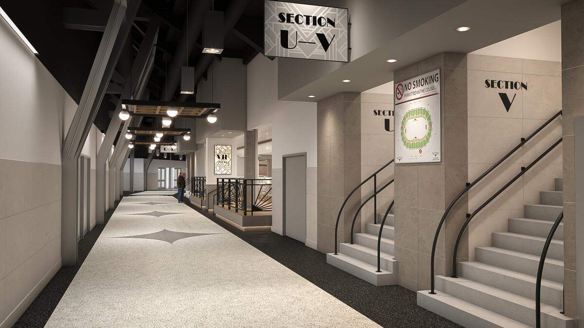 A rendering of what Fort Worth’s Will Rogers Coliseum will look like once renovations are completed in the fourth quarter of 2025. Renovation work on the Will Rogers Memorial Center complex is expected to conclude in time for the venue’s 100th birthday in 2036.