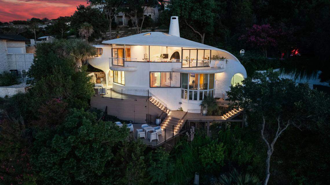 Exterior of the home