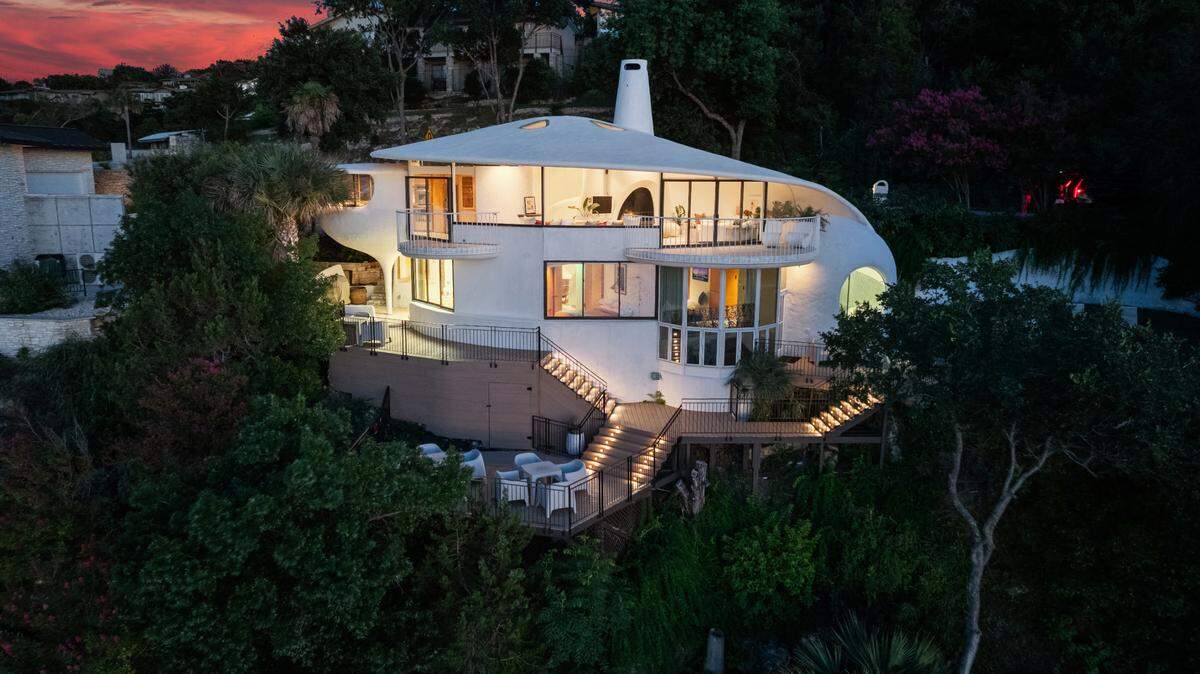 Exterior of the home