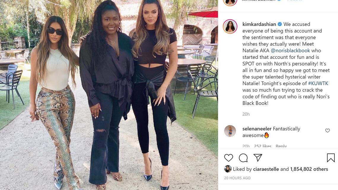 Kim Kardashian gushed about Natalie Franklin on an episode of “Keeping Up With the Kardashians.”