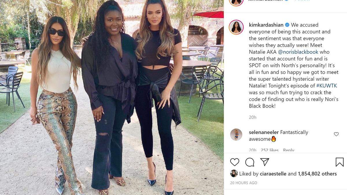 Kim Kardashian gushed about Natalie Franklin on an episode of “Keeping Up With the Kardashians.”