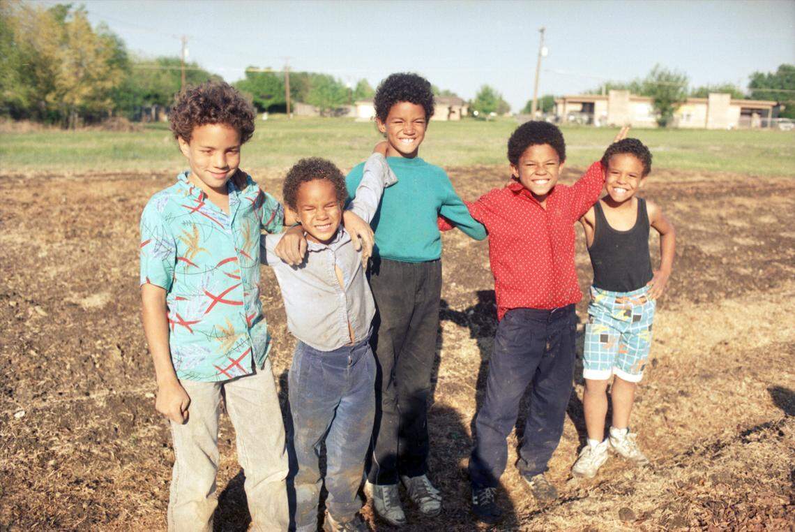 April 25, 1988: Elementary school children take a break from working on a garden project to grow food for those in need. The project is part of the “Take Pride in America Vegetable Garden Project,” benefiting the Food Bank of Greater Tarrant County.