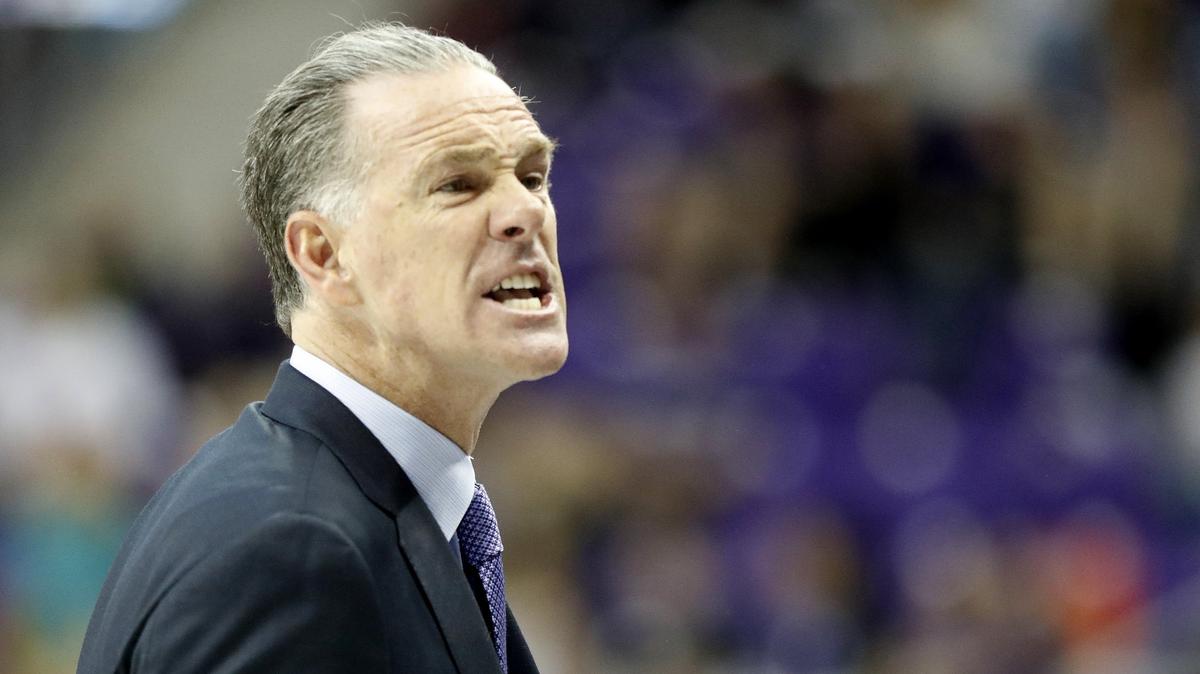 TCU head coach Jamie Dixon shouts at the bench during the second half of a NCAA mens basketball game at Schollmaier Arena in Fort Worth, Texas, Sunday, Nov. 11, 2018. TCU defeated Oral Roberts 79-62. (Special to the Star-Telegram Bob Booth)