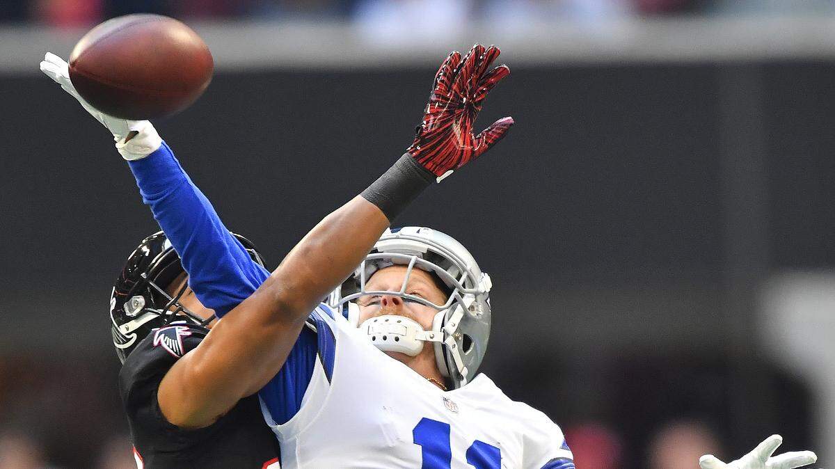 Dallas Cowboys wide receiver Cole Beasley caught five passes for 51 yards, including 19-yard catch that put the team in field goal range in the final minute of Sunday’s 22-19 win against the Atlanta Falcons.