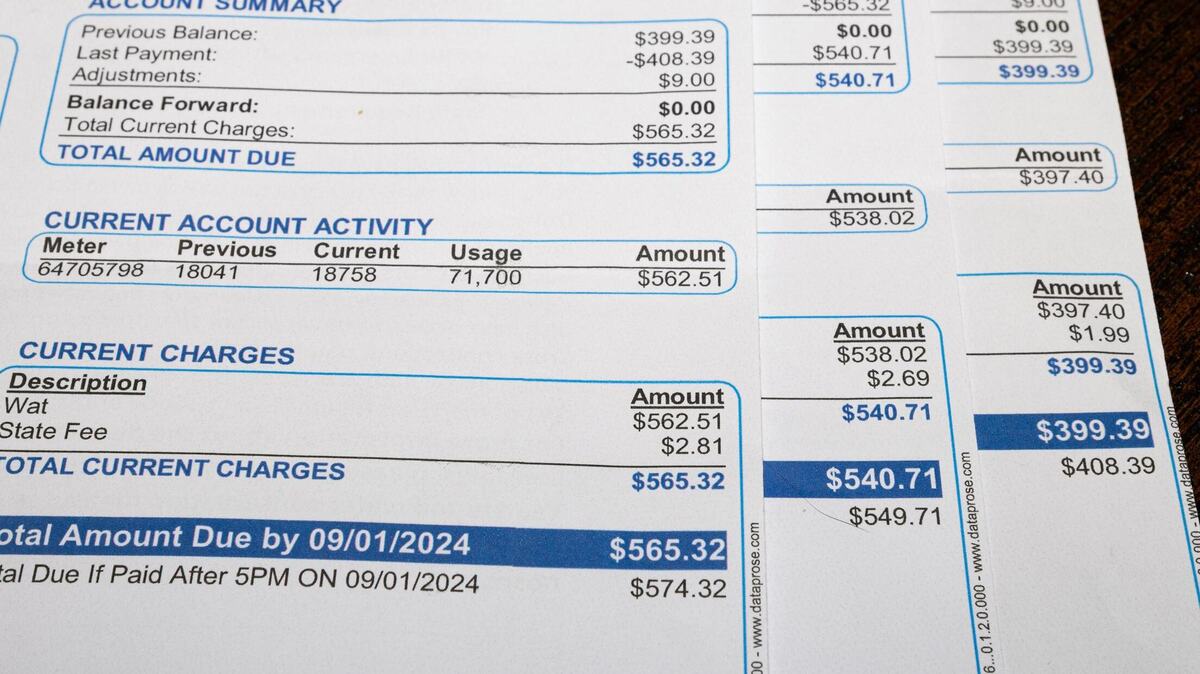Kendell and Jana McGuire’s water bills have increased to over $500 since moving to Wise County in 2020. The McGuire’s are only home two weeks out of every month due to the nature of their jobs and said they have taken every measure possible to conserve water, but their bills remain high.