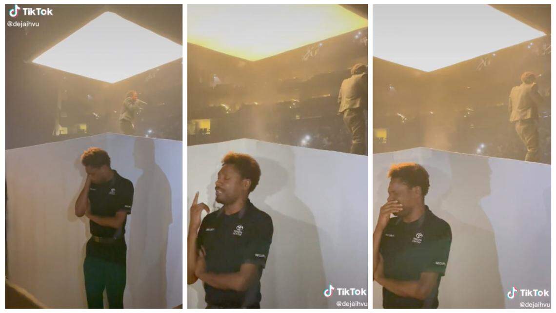 Rapper Kendrick Lamar has responded after a viral TikTok video captured a security guard being brought to tears at his Houston, Texas, concert.