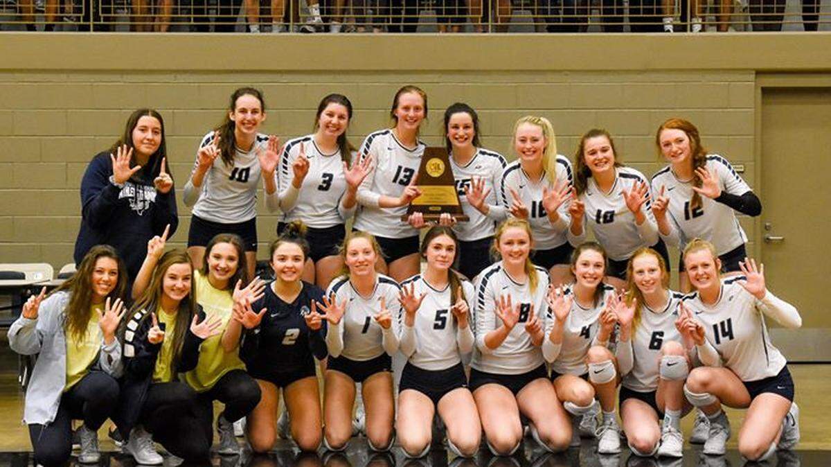 Flower Mound celebrates the 6A Region I final vs. Southlake Carroll, Saturday Nov. 10, 2018.