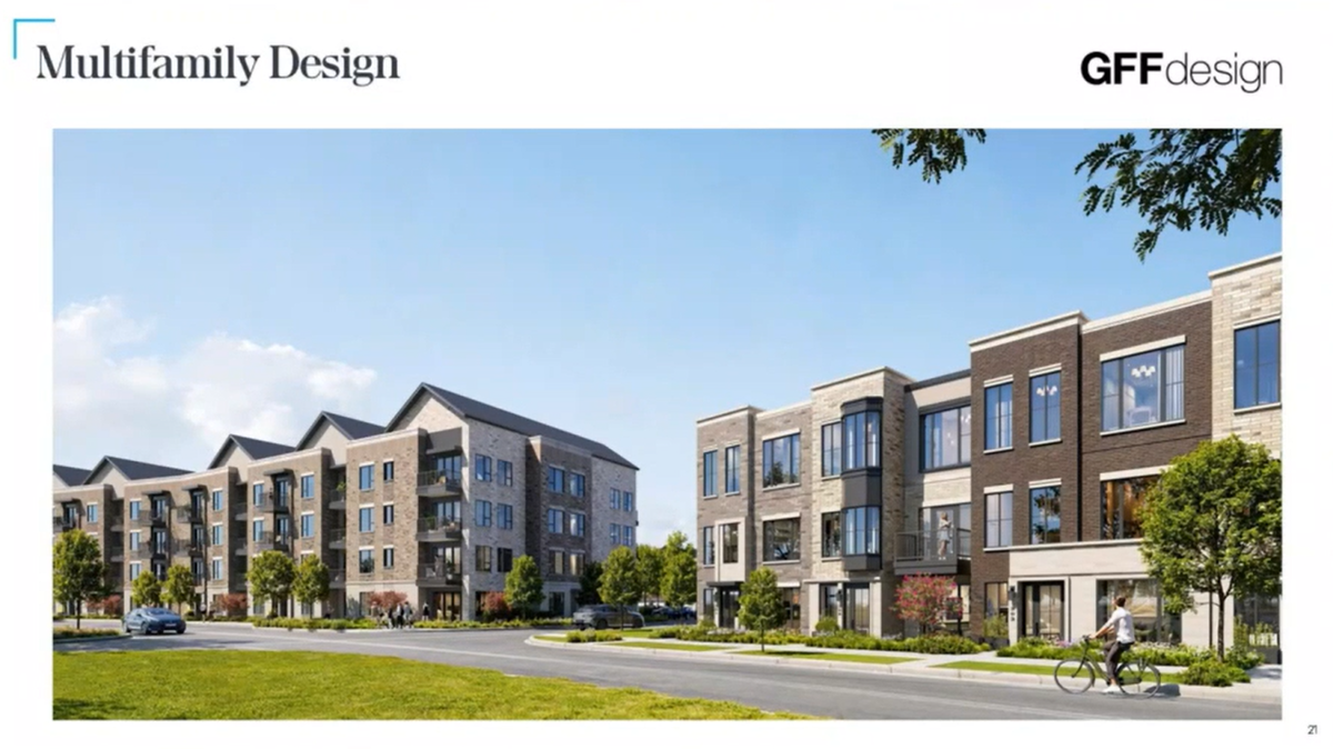 A rendering of apartments at the proposed Grapevine Mills Wells Addition.