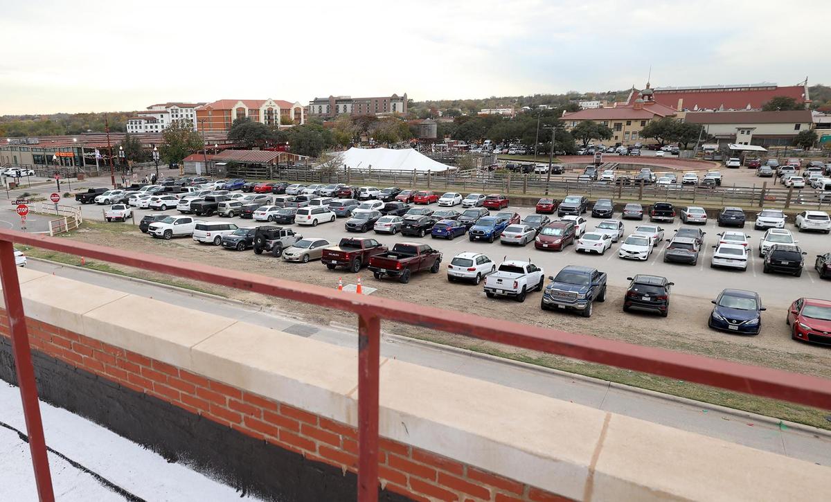The Fort Worth Stockyards can be seen from the Armour building in the Fort Worth Stockyards on Friday, Dec. 6, 2024.